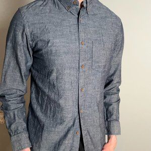 Medium - Old Navy Pocket Button Down Shirt, Slim Fit, Navy